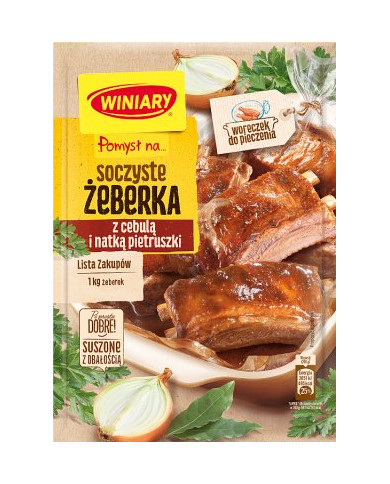 Winiary Nápad pro... Šťavnatá žebírka s cibulí a petrželkou