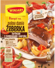 Winiary Pomysł na... Pełne danie Żeberka barbecue z ziemniakami i papryką