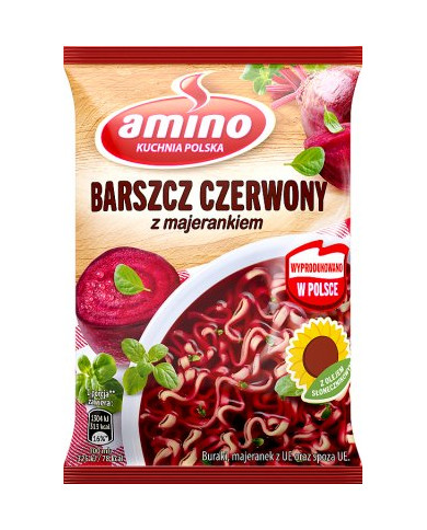 Amino Zupa błyskawiczna barszcz czerwony z majerankiem
