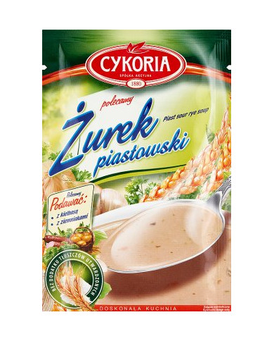 Cykoria Piast žitná zakysaná polévka