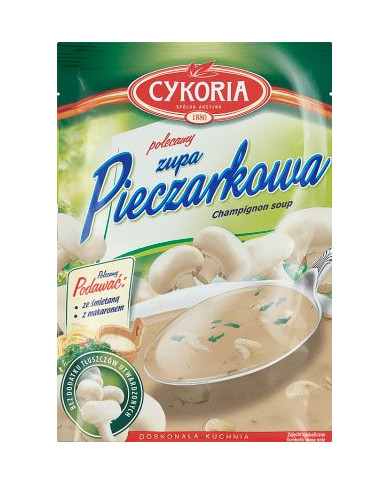 Cykoria Zupa pieczarkowa