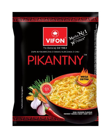 Vifon Instantní polévka pikantní kuřecí mega pikantní