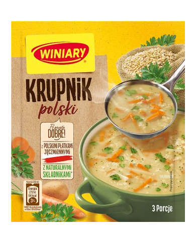 Winiary Naše specialita - polská polévka Krupnik