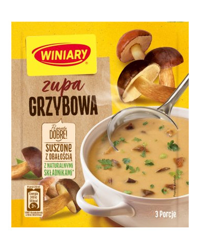 Winiary houbová polévka